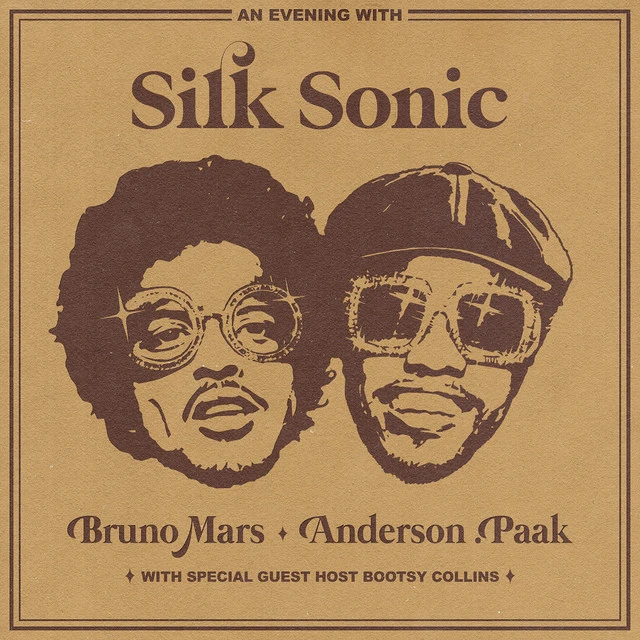 Album cover for "An Evening With Silk Sonic" by Silk Sonic