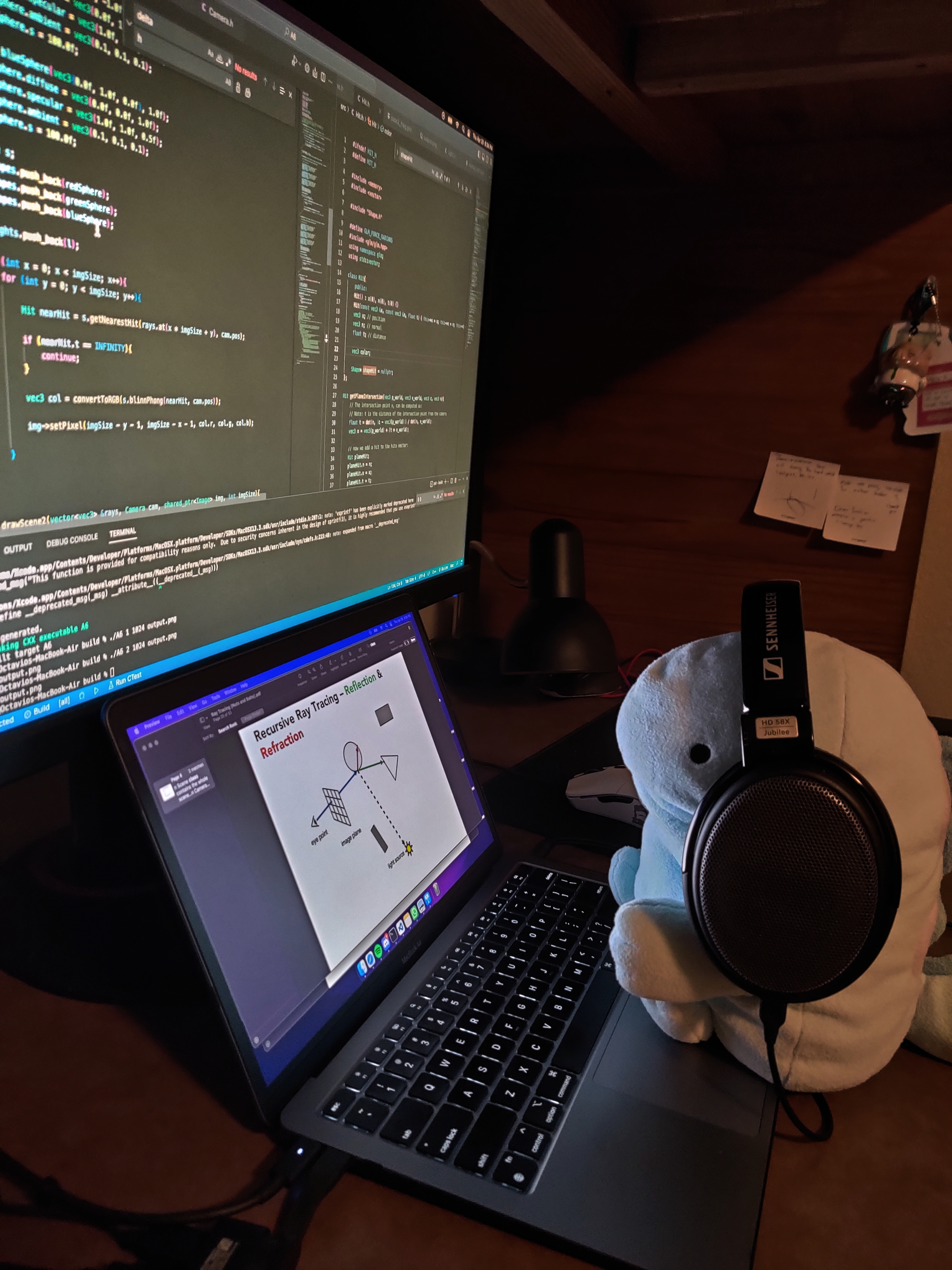 A picture of the Pokemon Quagsire using the setup described